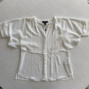 Melissa Paige Women’s Petite Off-white Blouse